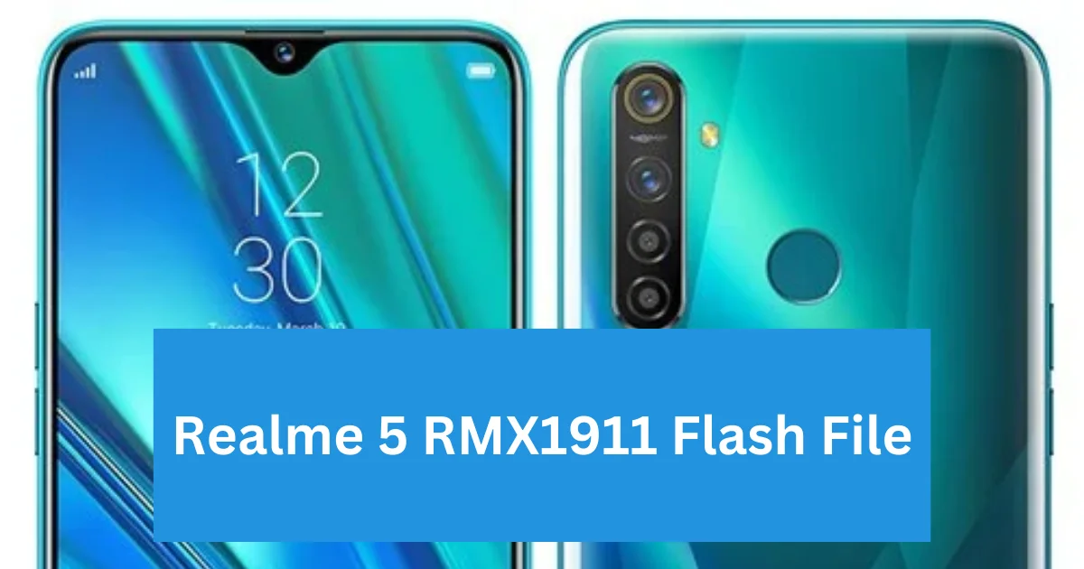 Realme 5 RMX1911 Flash File