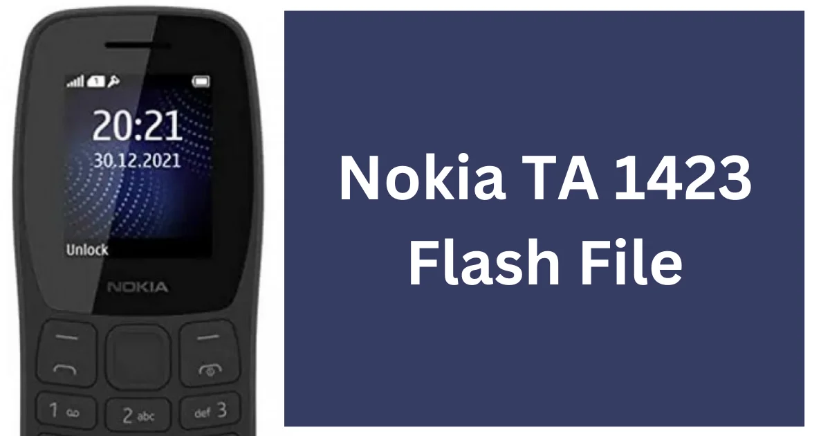 Nokia TA 1423 Flash File